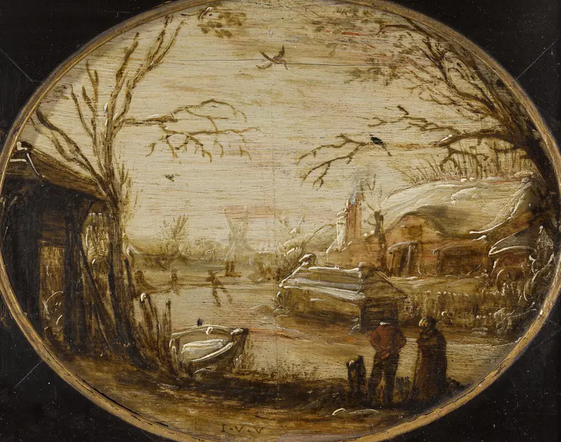 Winter Landscape Wall Art by Unknown - High-Resolution Digital Print