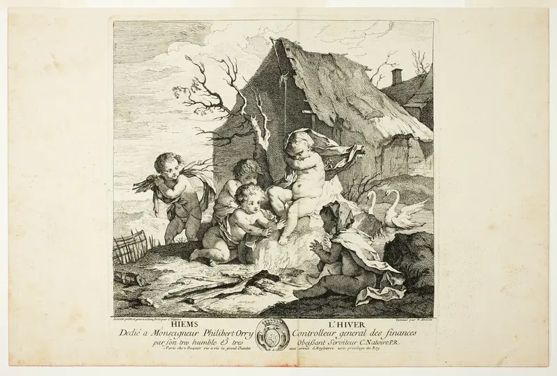 Winter, plate four from Le Quatre Saisons