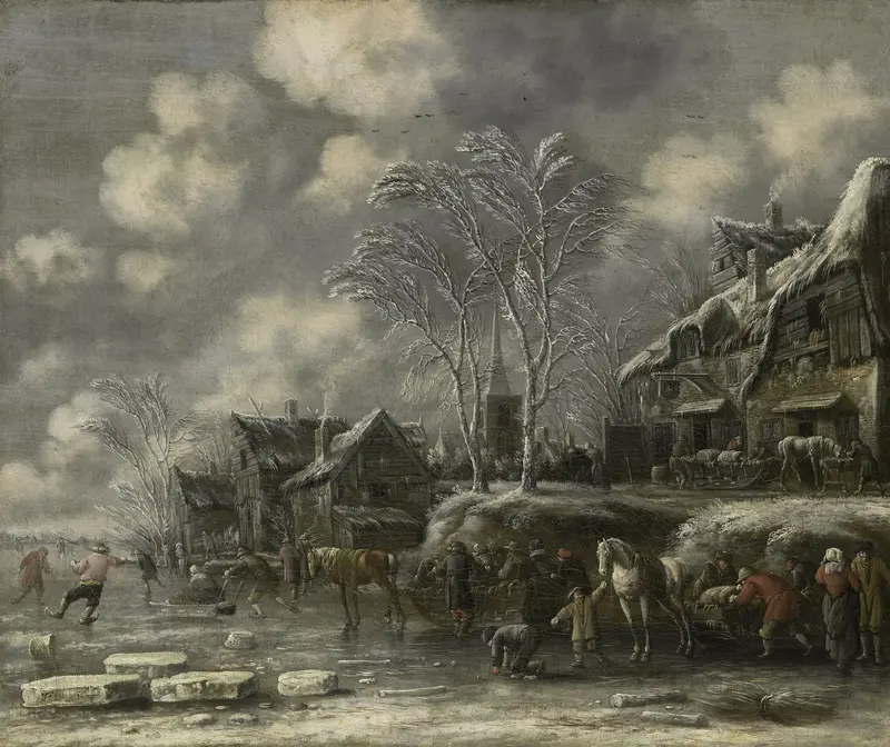 Winter Scene Wall Art by Thomas Heeremans - High-Resolution Digital Print
