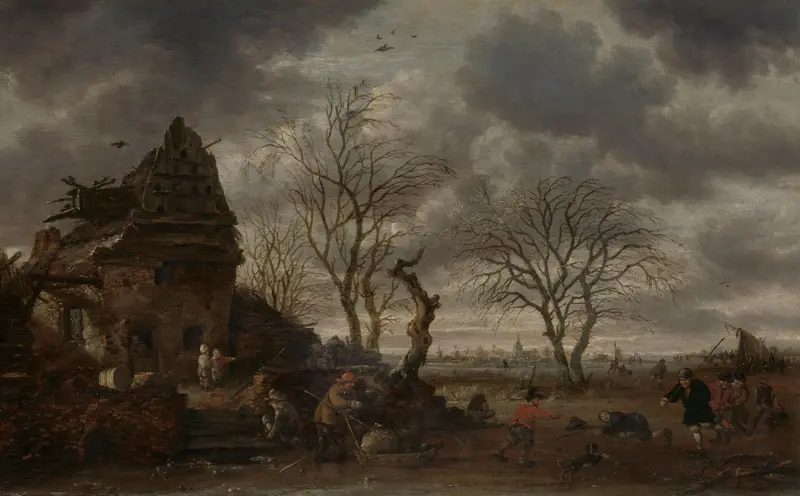 Wintergezicht Wall Art by Salomon Rombouts - High-Resolution Digital Print