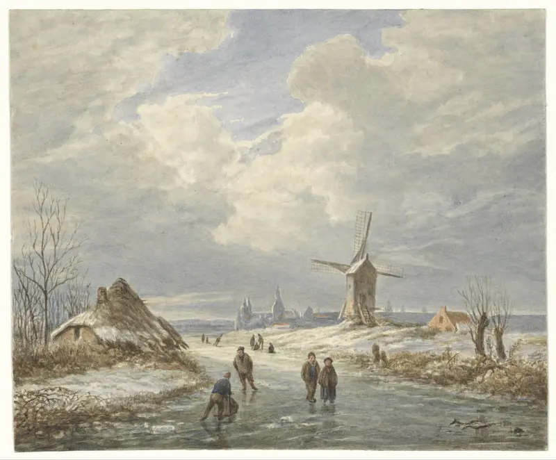 Wintergezicht Wall Art by Matthijs Maris - High-Resolution Digital Print