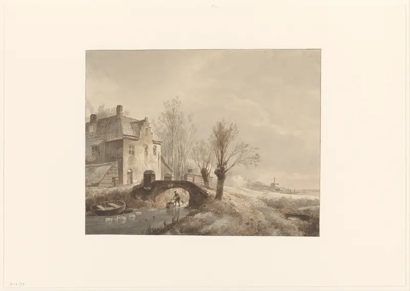 Wintergezicht Wall Art by Wijnand Nuijen - High-Resolution Digital Print