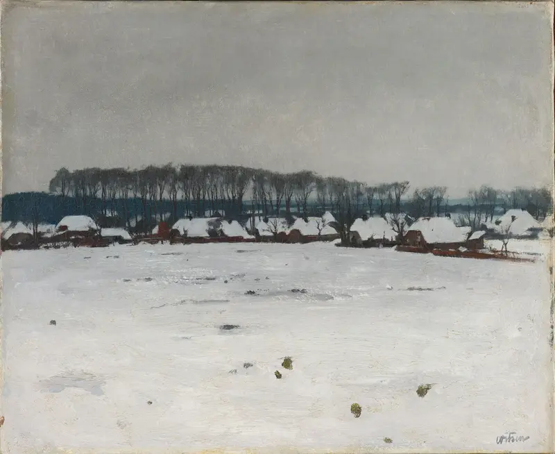 Winterlandschap Wall Art by Willem Witsen - High-Resolution Digital Print