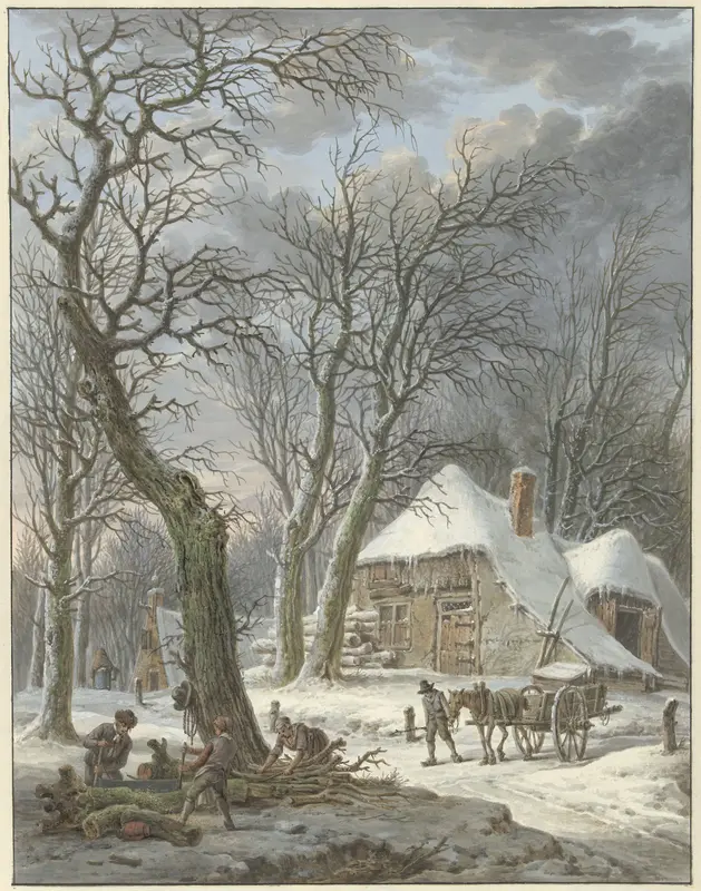 Winterlandschap Wall Art by Pieter Pietersz. Barbiers - High-Resolution Digital Print