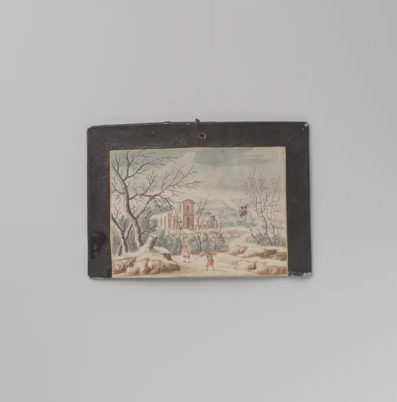 Winterlandschap Wall Art by anonymous - High-Resolution Digital Print