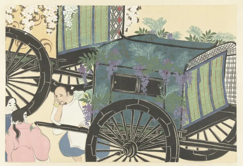 Wisteria Wall Art by Yamada Naosaburo - High-Resolution Digital Print
