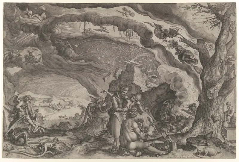 Witches Preparing for Sabbath Wall Art by Andries Stock - High-Resolution Digital Print