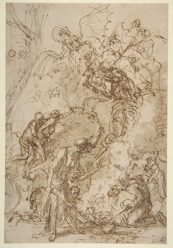 Witches' Sabbath Wall Art by Salvator Rosa - High-Resolution Digital Print