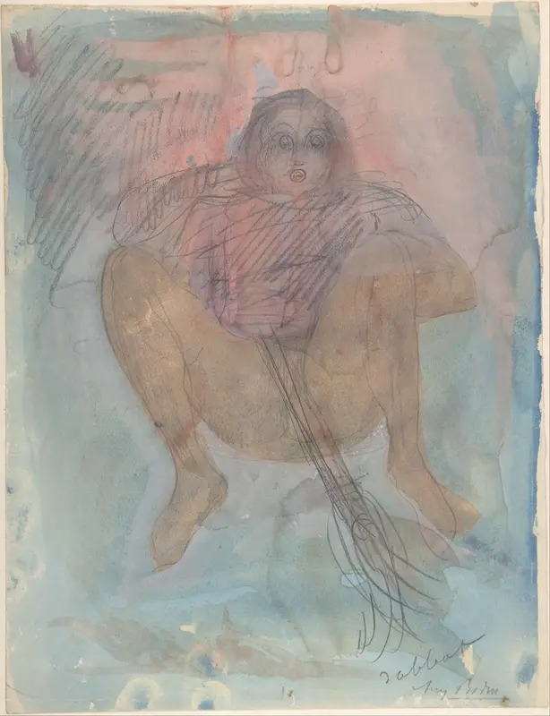 Witch's Sabbath (Sabbat) Wall Art by Auguste Rodin - High-Resolution Digital Print