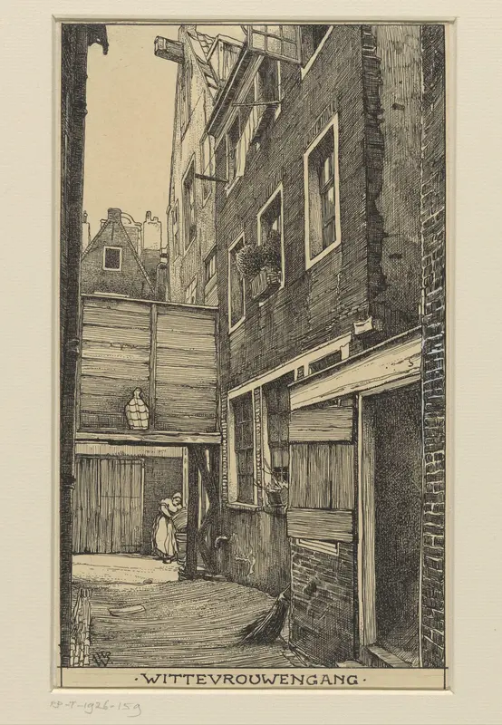 Wittevrouwengang te Amsterdam Wall Art by Willem Wenckebach - High-Resolution Digital Print