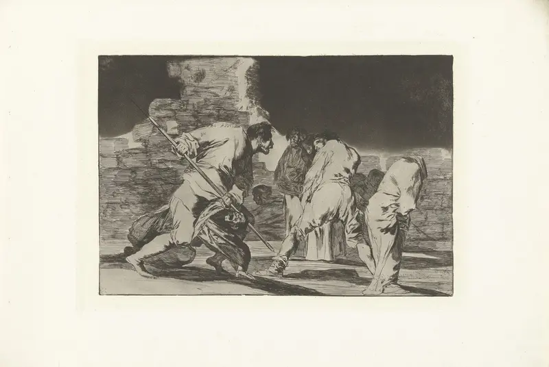 Woedende dwaasheid Wall Art by Francisco de Goya - High-Resolution Digital Print