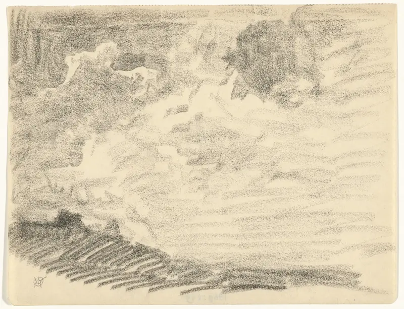 Wolkenlucht Wall Art by Gerrit Willem Dijsselhof - High-Resolution Digital Print