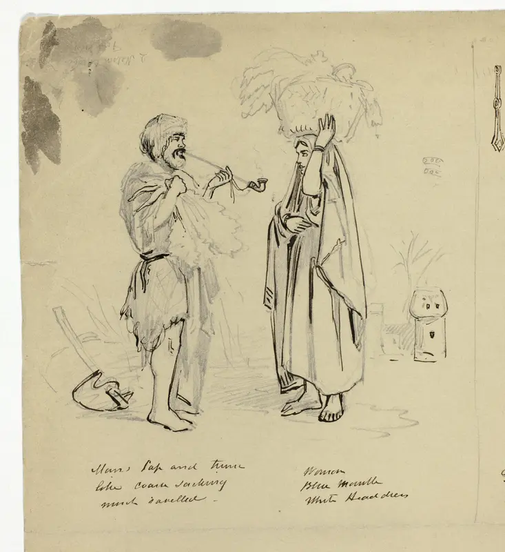 Woman and Beggar Wall Art by Unknown artist - High-Resolution Digital Print