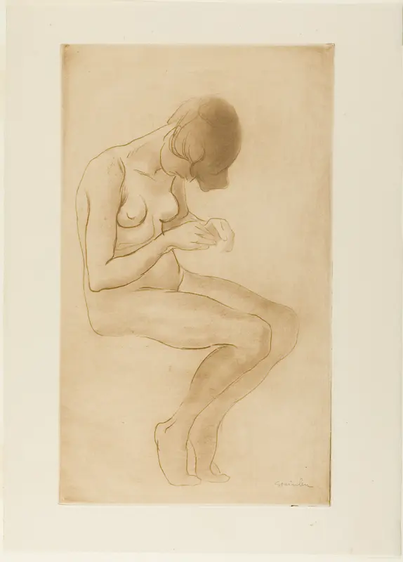 Woman Fixing Her Nails
