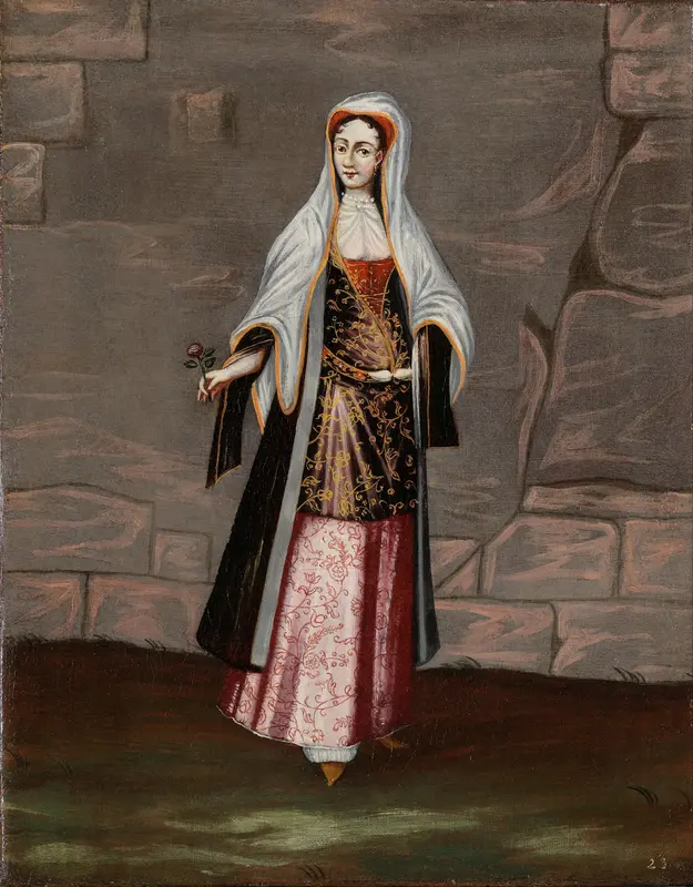 Woman from the Island of Mykonos Wall Art by Unknown - High-Resolution Digital Print