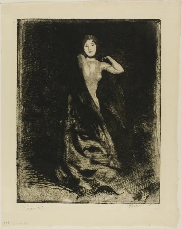 Woman, frontispiece from Woman Wall Art by Albert Besnard - High-Resolution Digital Print