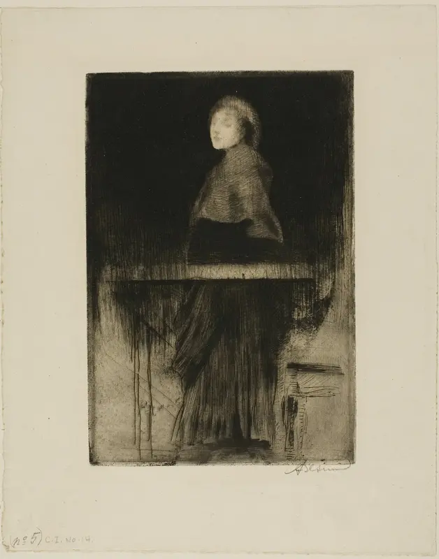 Woman in a Cape Wall Art by Albert Besnard - High-Resolution Digital Print