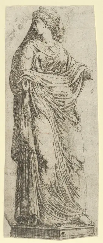 Woman Looking over Her Shoulder