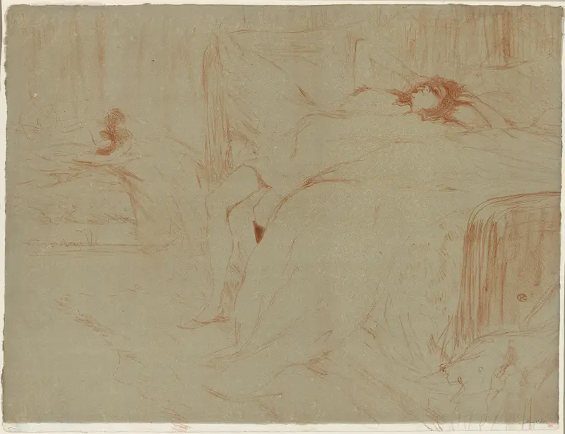 Woman Lying on her Back, Lassitude, plate ten from Elles