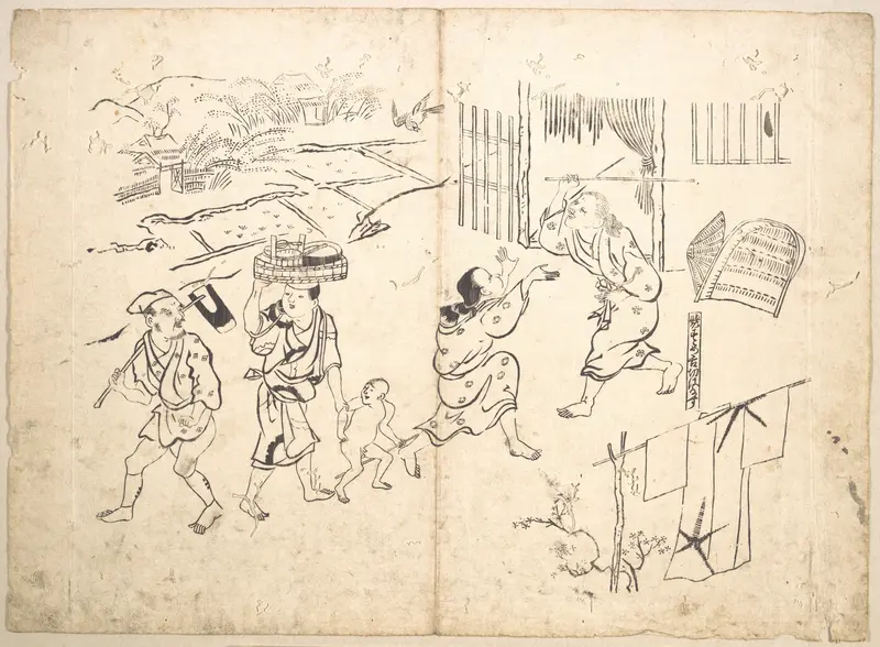 Woman Pursuing Sparrow