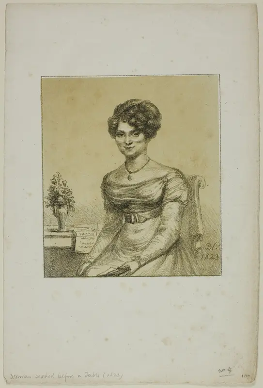 Woman Seated before a Table