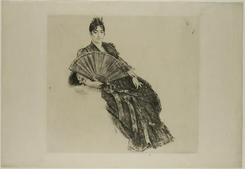 Woman with a Fan