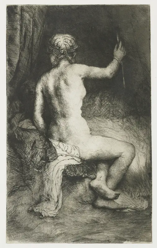 Woman with the arrow Wall Art by Unknown - High-Resolution Digital Print