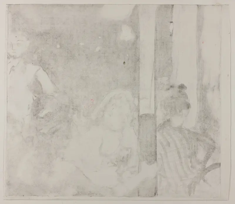 Women in Front of a Café, Evening