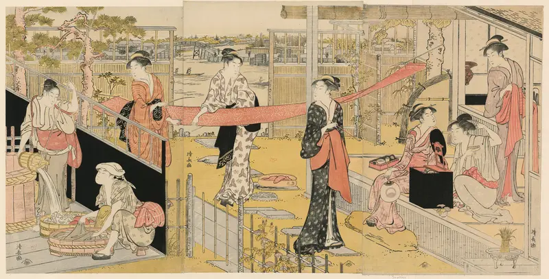 Women Washing Clothes