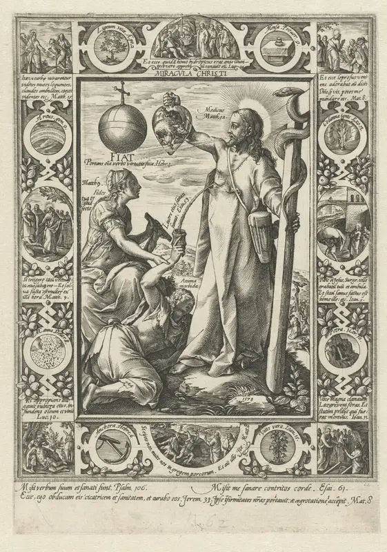 Wonderen van Christus Wall Art by Hendrick Goltzius - High-Resolution Digital Print