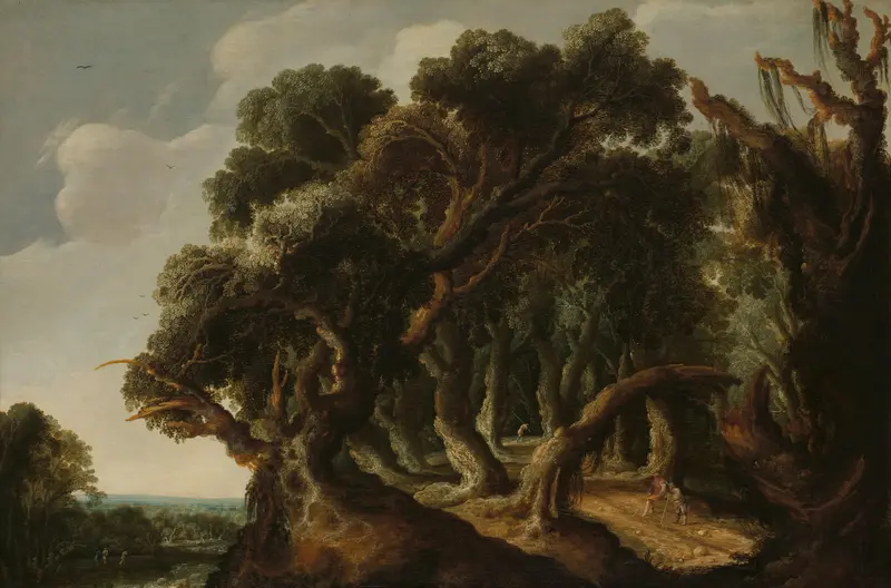 Wooded Landscape Wall Art by Unknown - High-Resolution Digital Print
