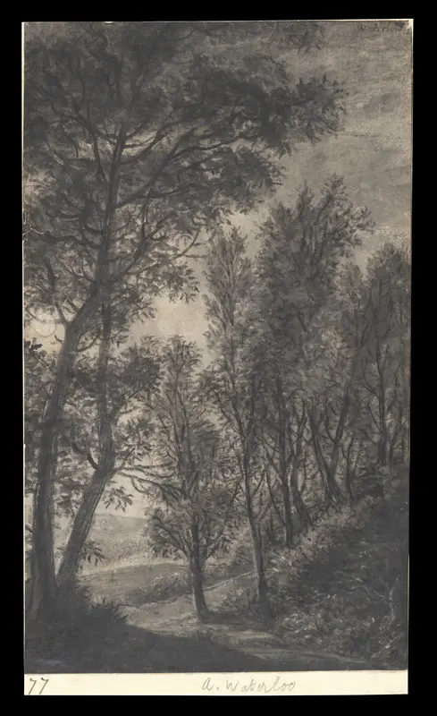 Wooded Landscape Wall Art by Anthonie Waterloo - High-Resolution Digital Print