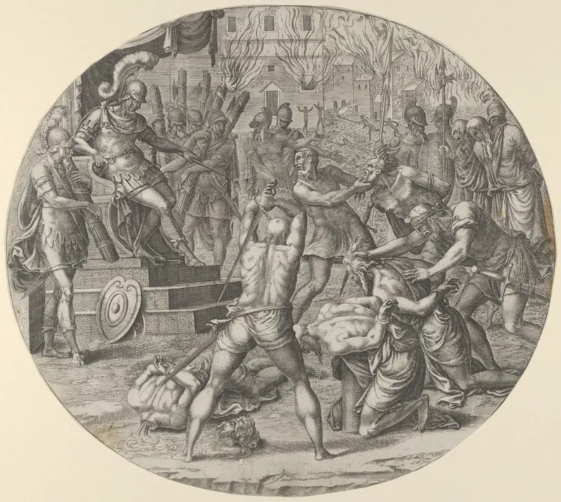 Wrath, from the 'Seven Deadly Sins' Wall Art by Léon Davent - High-Resolution Digital Print