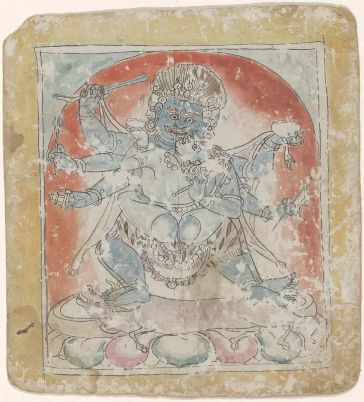 Yamantaka Wall Art by anonymous - High-Resolution Digital Print