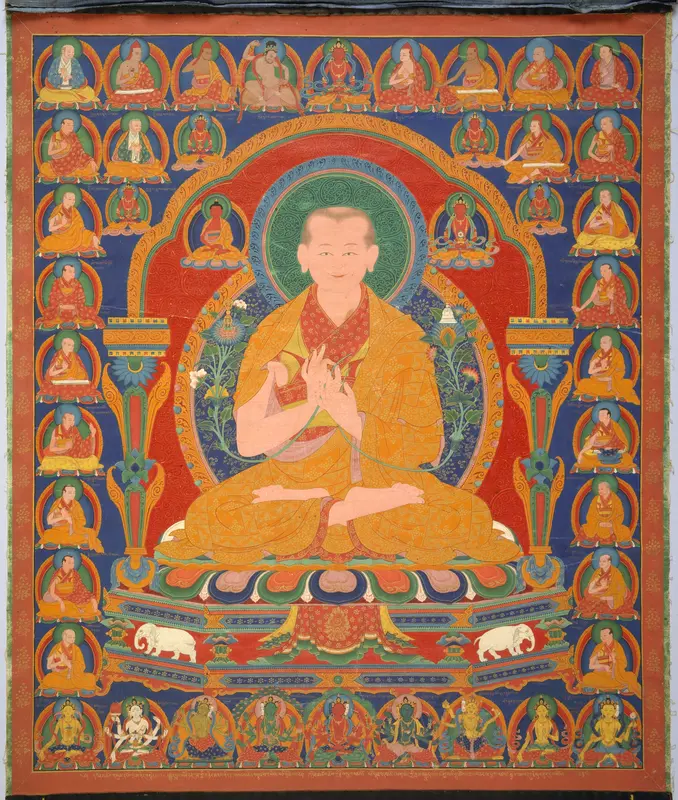 Yong Zin Khon Shogpel: Seventh Abbot of Ngor Monastary Wall Art by Unknown - High-Resolution Digital Print
