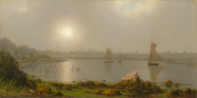 York Harbor, Coast of Maine Wall Art by Martin Johnson Heade - High-Resolution Digital Print