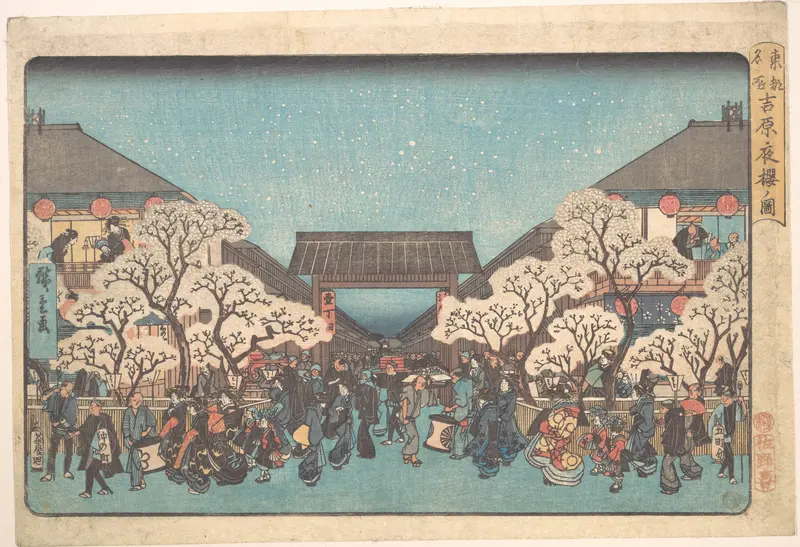 Yoshiwara Yo Zakura no Zu