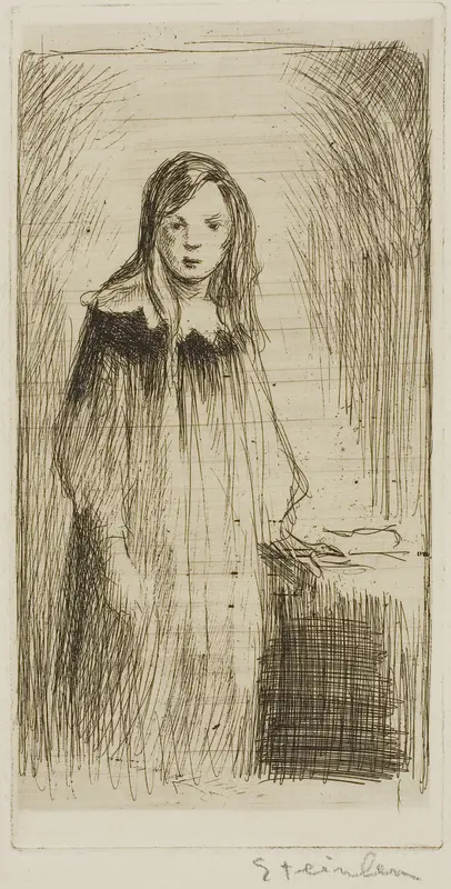 Young Girl Standing