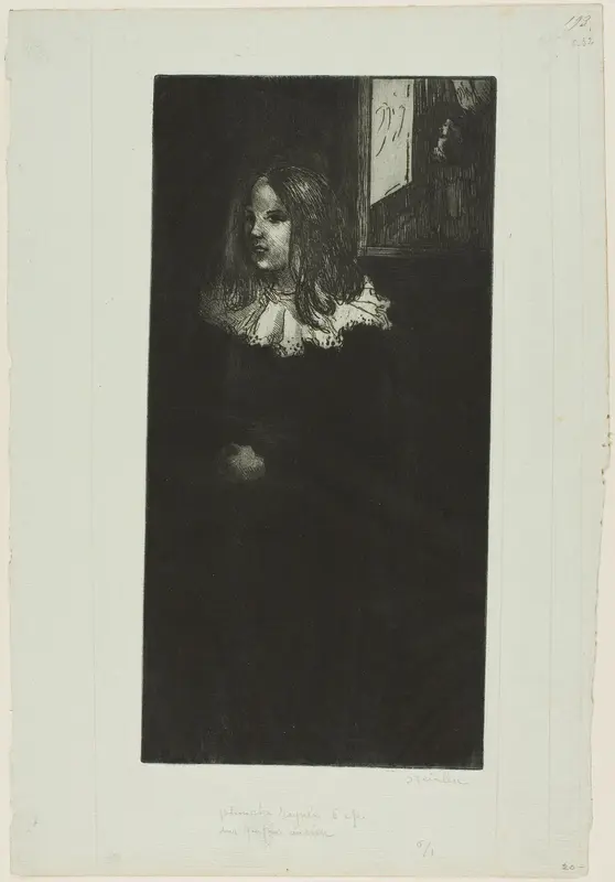 Young Girl with a White Collar