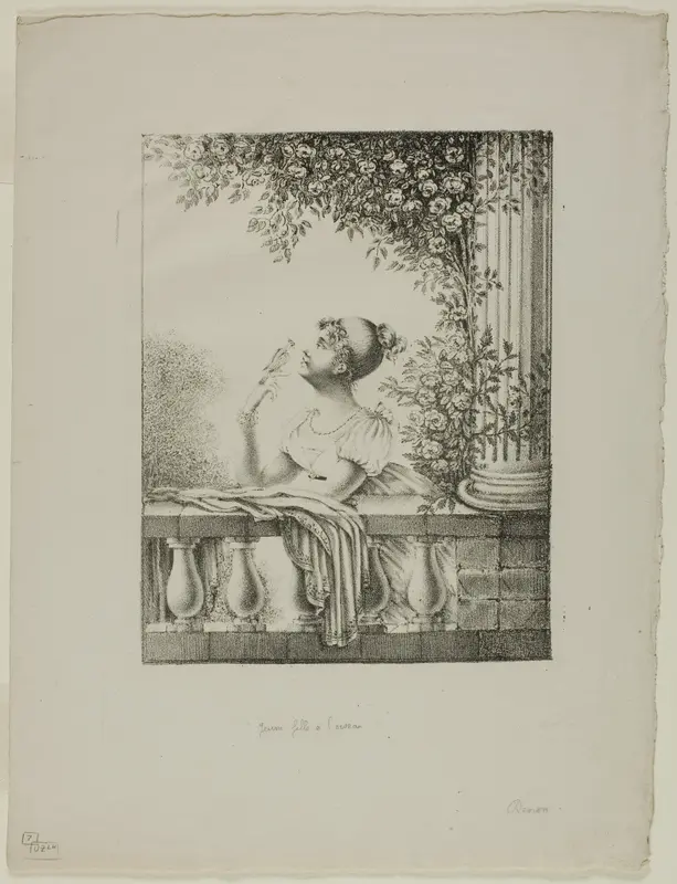 Young Girl with Bird