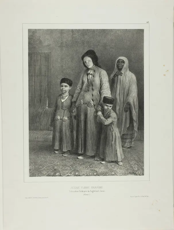 Young Karaïme Woman, Tchioufout-Galech Near Baghtcheh-Saraï, Crimea