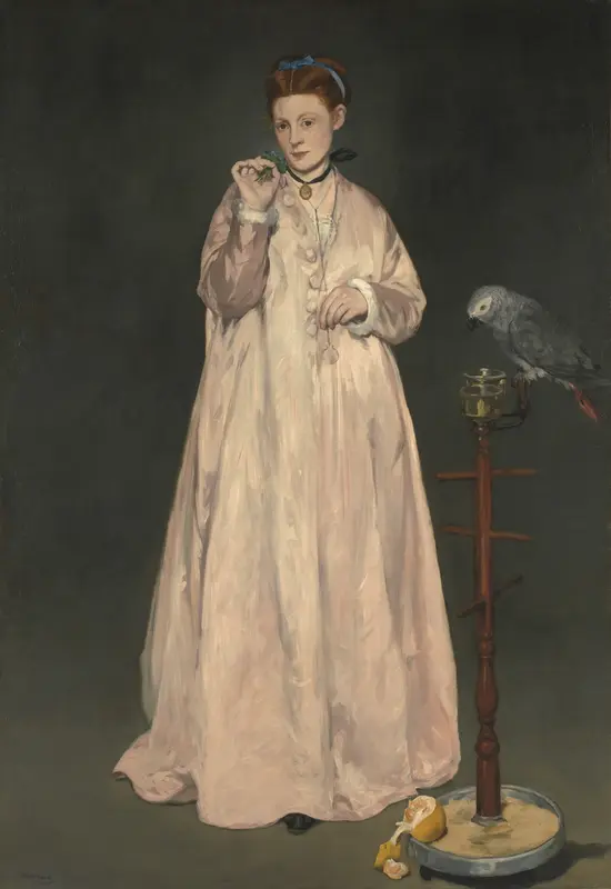Young Lady in 1866 Wall Art by Edouard Manet - High-Resolution Digital Print