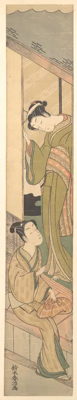 Young Man and a Watatsumi (Silk-puller) Prostitute
