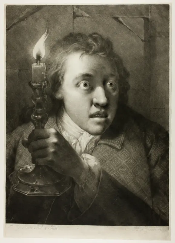 Young Man with a Candle, from Life-Sized Heads Wall Art by Thomas Frye - High-Resolution Digital Print