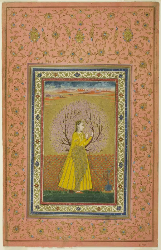 Young Woman Smoking a Huqqa Wall Art by Unknown - High-Resolution Digital Print