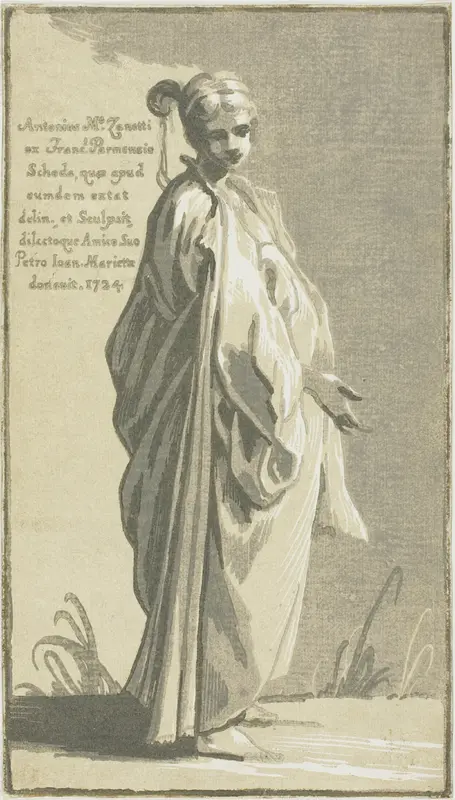 Young Woman Standing, Turned to the Right