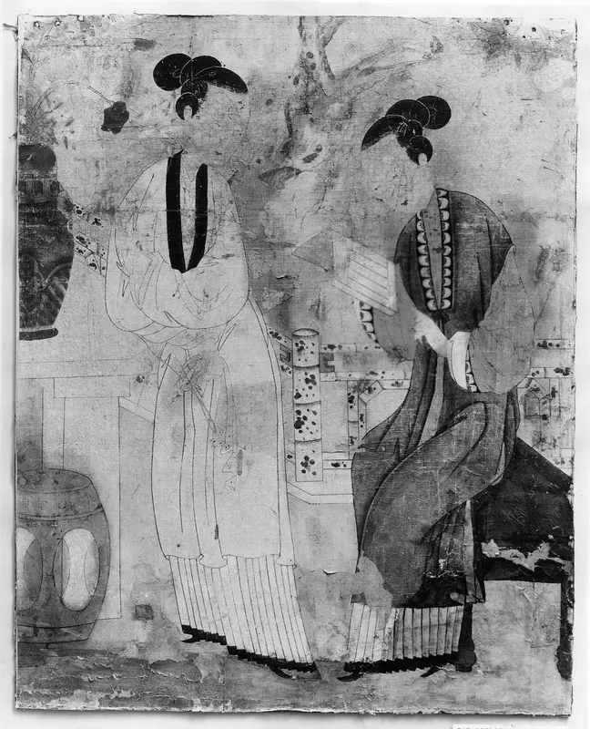Young Women in a Garden