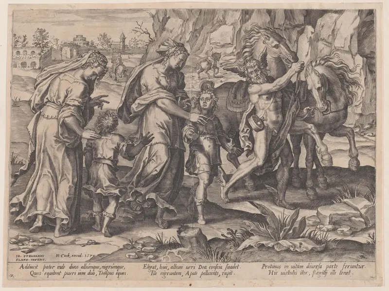 Youth, from "The Course of Human Life" Wall Art by Pieter Jalhea Furnius - High-Resolution Digital Print