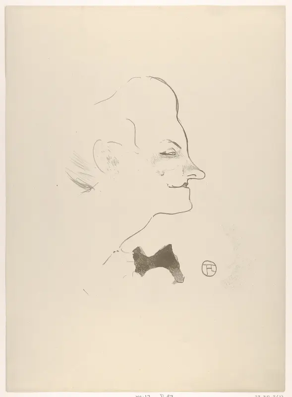 Yvette Guilbert (from Le Café Concert) Wall Art by Henri de Toulouse-Lautrec - High-Resolution Digital Print