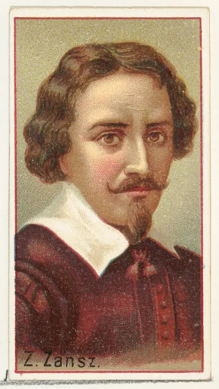 Z. Zansz, printer's sample for the World's Inventors souvenir album (A25) for Allen & Ginter Cigarettes by Allen & Ginter - High-Resolution Digital Print